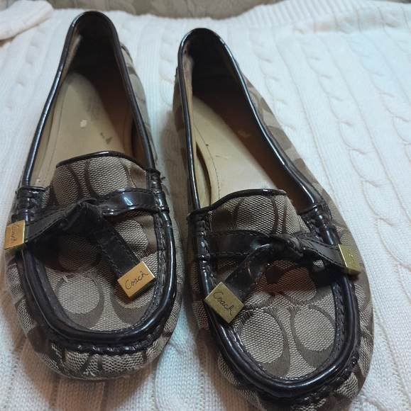 Coach Shoes Coach Ladies Loafers Size 7 Brown Color Poshmark